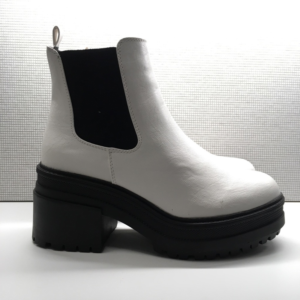 White Platform Boots